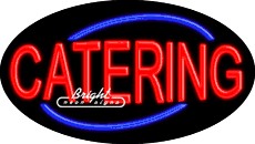 Catering Flashing Neon Sign