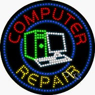 Computer Repair LED Sign