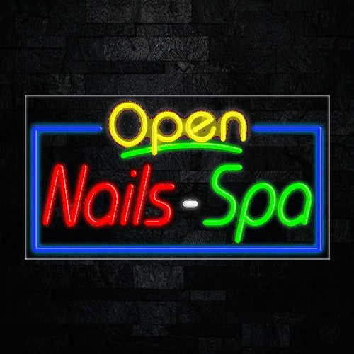 Nails Spa Flex-Led Sign