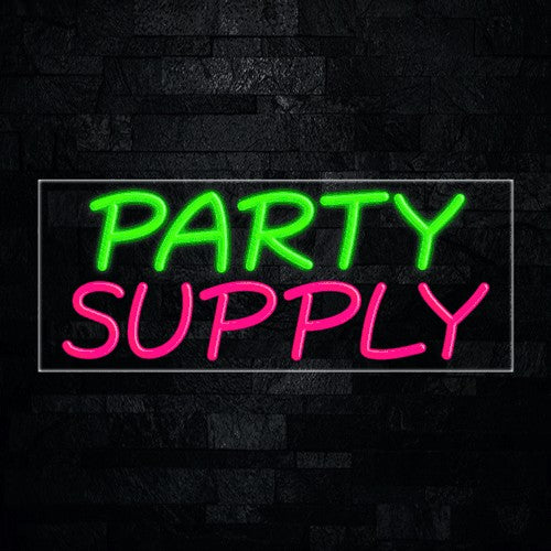 Party Supply Flex-Led Sign