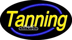 Tanning Flashing Neon Sign