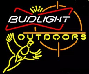 Budlight Out Neon Sign
