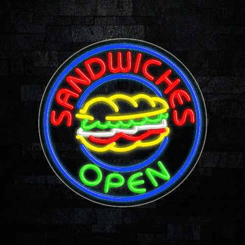 Sandwiches Flex-Led Sign