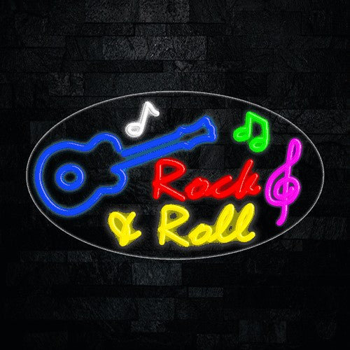 Rock & Roll Flex-Led Sign