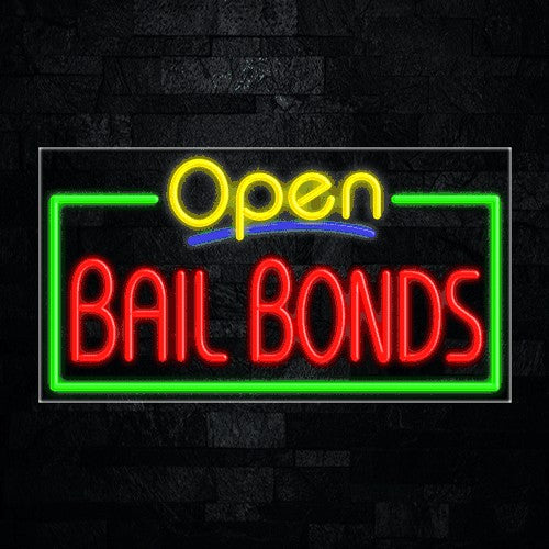 Bail Bonds Flex-Led Sign
