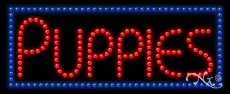 Puppies LED Sign