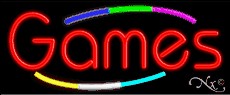 Games Business Neon Sign