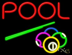 Pool Business Neon Sign