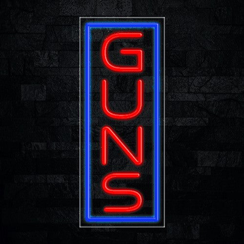 Guns Flex-Led Sign