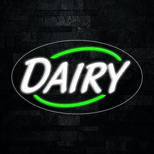Dairy Flex-Led Sign