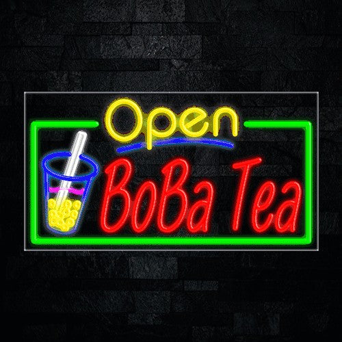 Boba Tea Flex-Led Sign