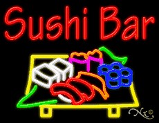 Sushi Bar Business Neon Sign