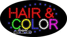 Hair & Color LED Sign