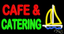 Cafe Catering Neon Sign