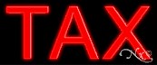Tax Economic Neon Sign