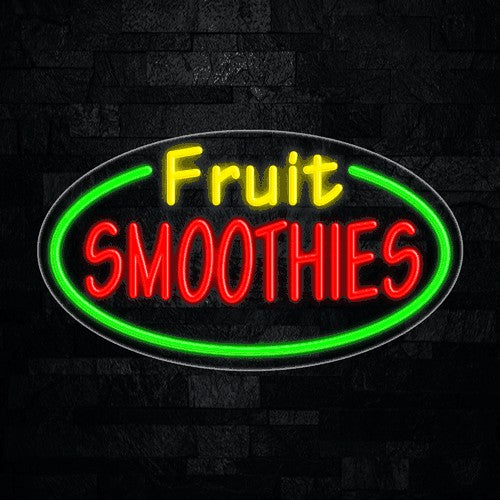 Fruit Smoothies Flex-Led Sign
