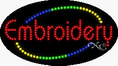 Embroidery LED Sign