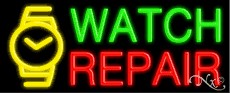 Watch Repair Neon Sign