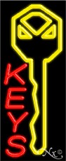 Keys Business Neon Sign
