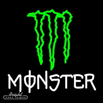 sign monsters Monster Energy Neon Sign