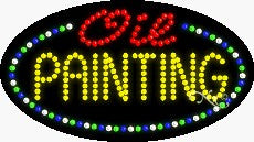 Oil Painting LED Sign