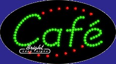 Café LED Sign