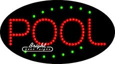 Pool LED Sign