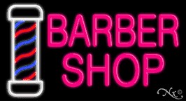Barber Shops Neon Sign