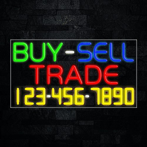 Buy Sell Trade Flex-Led Sign