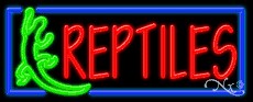 Reptiles Business Neon Sign