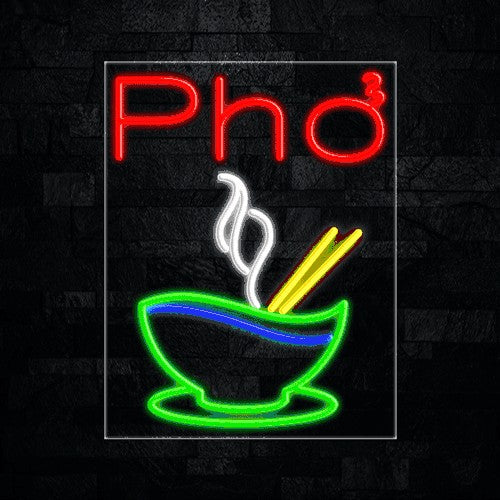 Pho (bowl) Flex-Led Sign