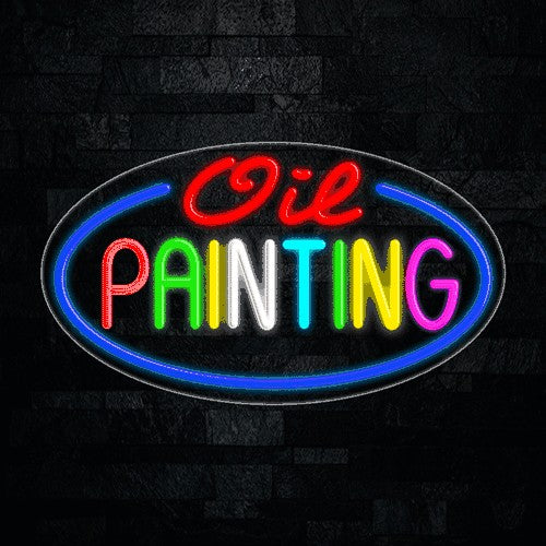 Oil Painting Flex-Led Sign
