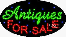 Antiques For Sale LED Sign