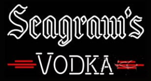 Seagram's Vodka Neon Sign