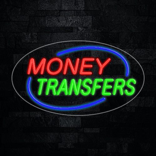 Money Transfers Flex-Led Sign