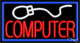 Computer Business Neon Sign