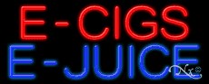 E-Cigs E-Juice Business Neon Sign