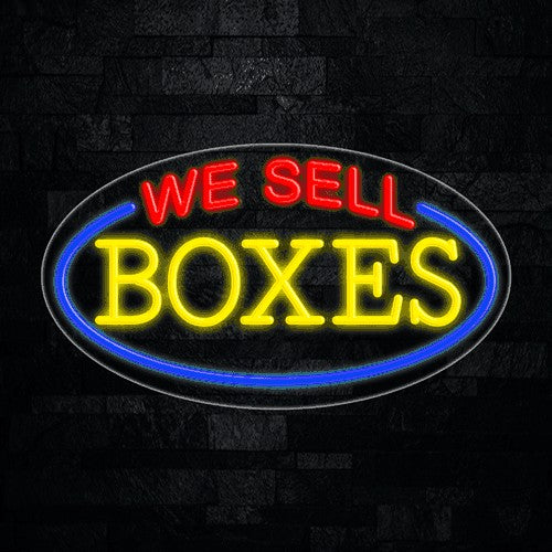 We Sell Boxes Flex-Led Sign