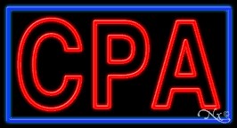 CPA Business Neon Sign