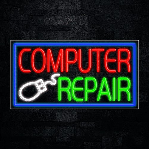 Computer Software Repair Sign Computer Repair Flex-Led Sign only $522.00 - Computer Flex-led Signs ...