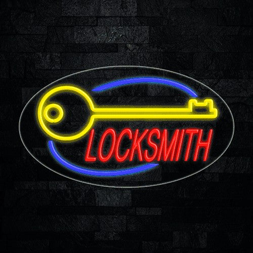 Locksmith / Logo Flex-Led Sign only $332.00 - Locksmith Flex-led Signs ...