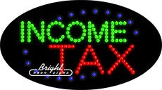 Income Tax LED Sign