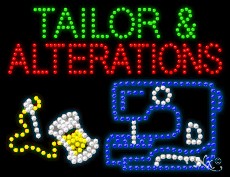 Tailor & Alterations LED Sign