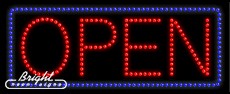 LED Dots Open Sign