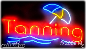 Tanning Parlor Neon Sign