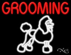 Grooming Business Neon Sign