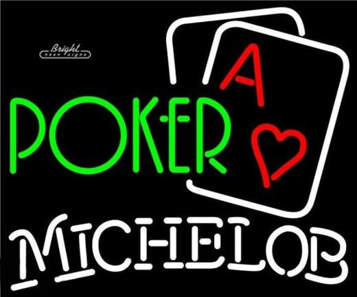 Michelob Poker Neon Sign