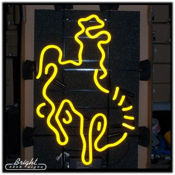 Wyoming Cowboys Neon Sign