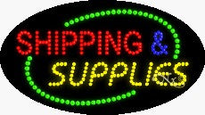 Shipping & Supplies LED Sign
