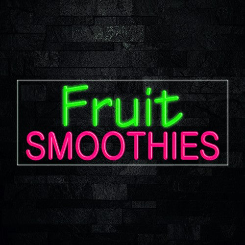 Fruit Smoothies Flex-Led Sign
